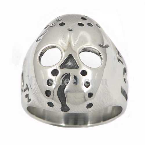 FSR13W11 13 skull iron mask ring